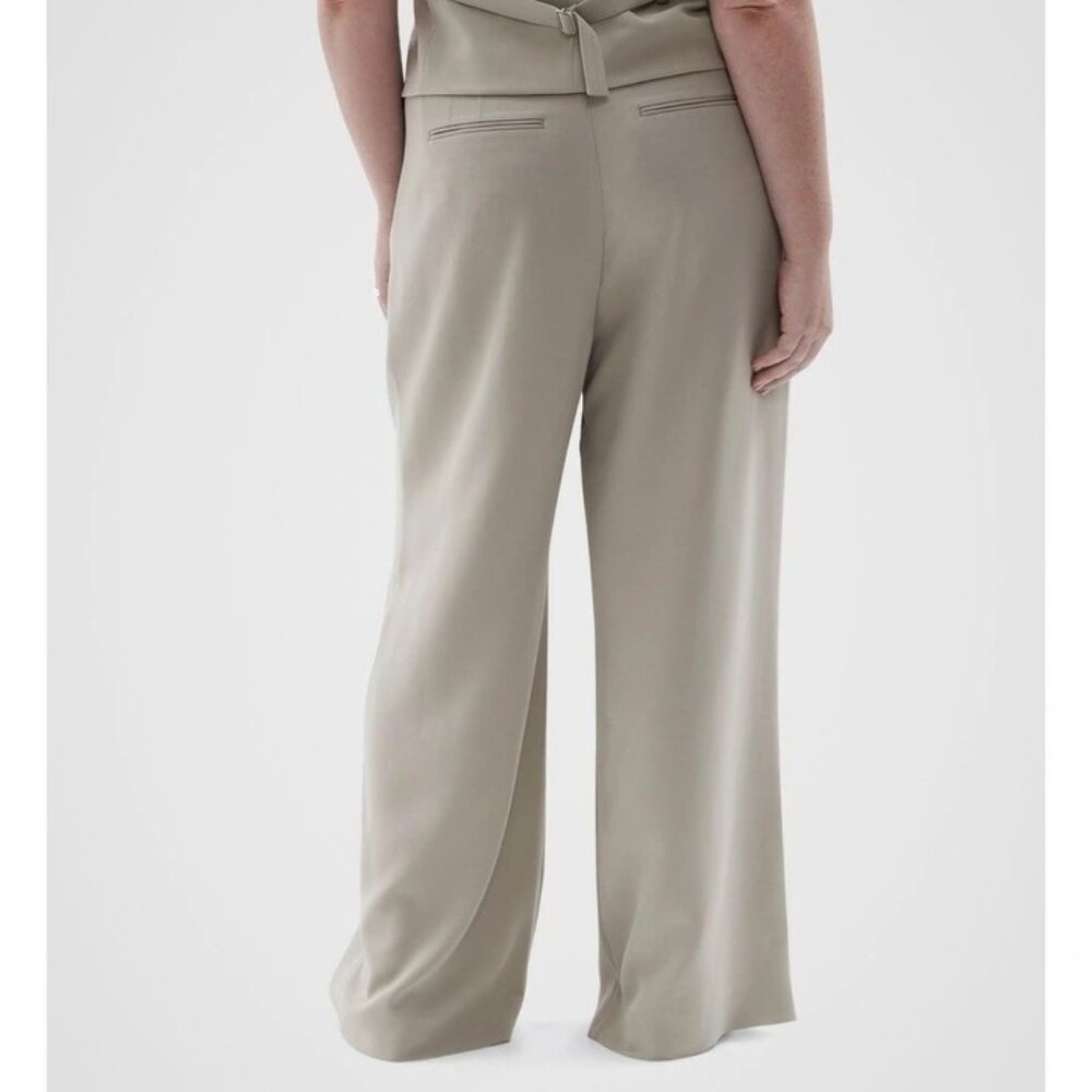 Vintage Dynamite Wide Oversized Baggy Beige Pants